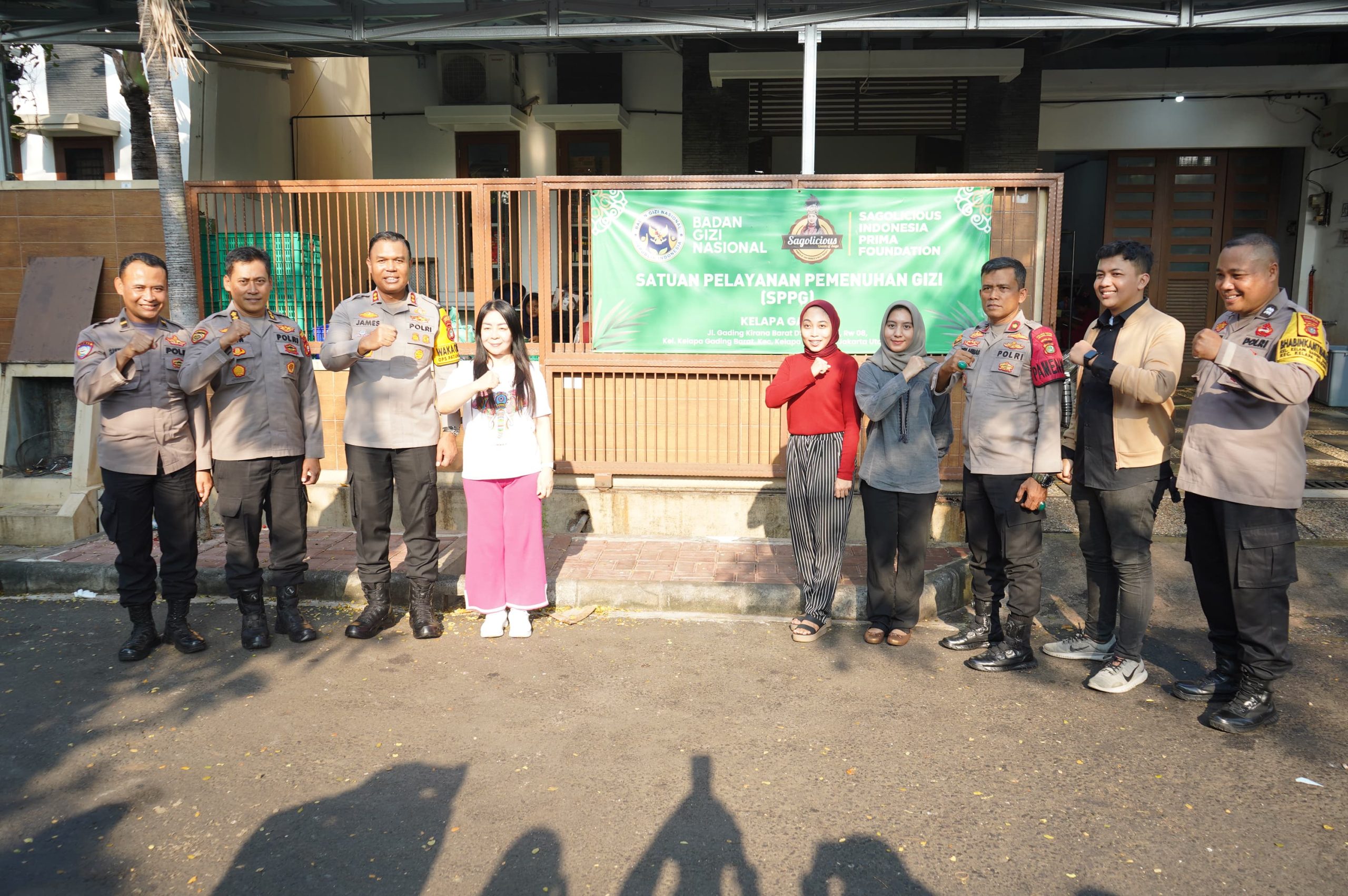 Wakapolres Metro Jakut Tinjau Eks Polsek Kelapa Gading, Dukung Pembentukan Sentra Layanan Gizi Masyarakat