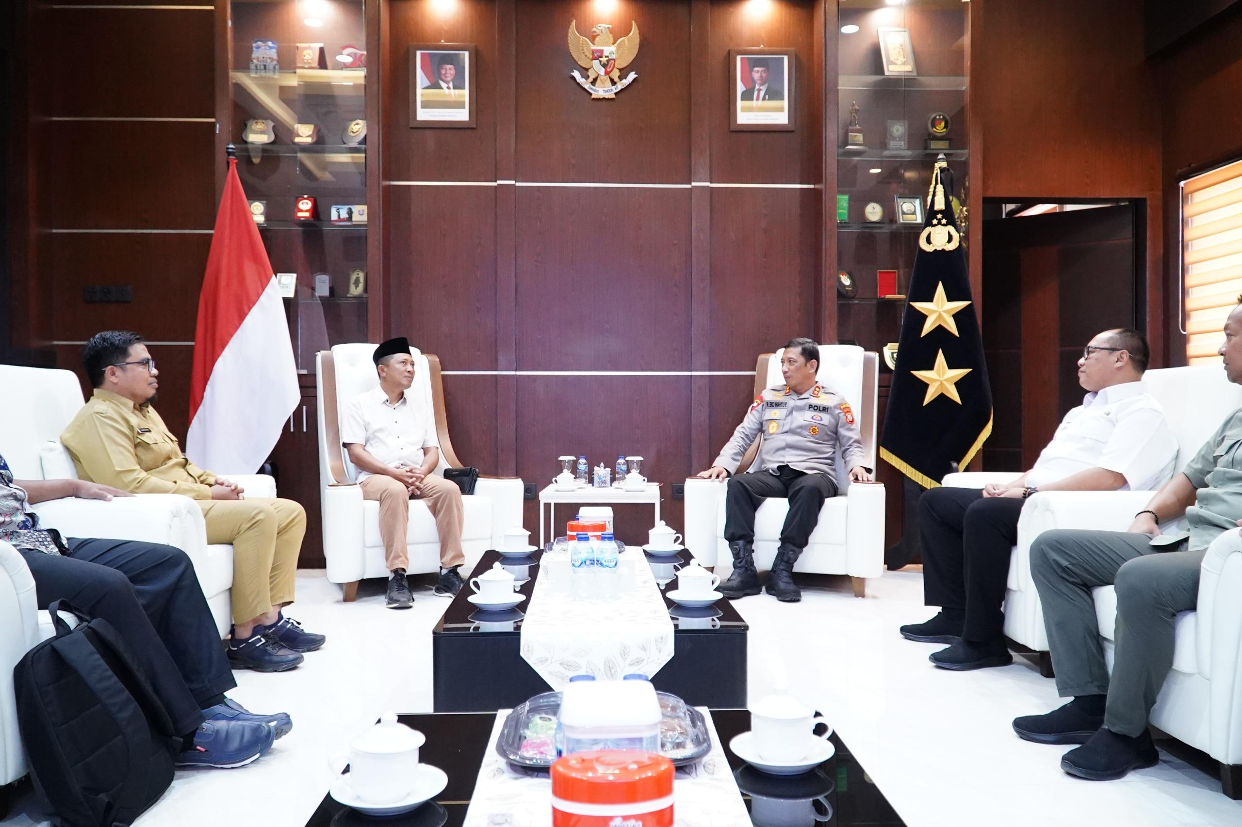 Audiensi Kapolda Dengan Ikatan Alumni PMII Provinsi Gorontalo Perkuat Sinergi Dalam Menjaga Stabilitas Daerah