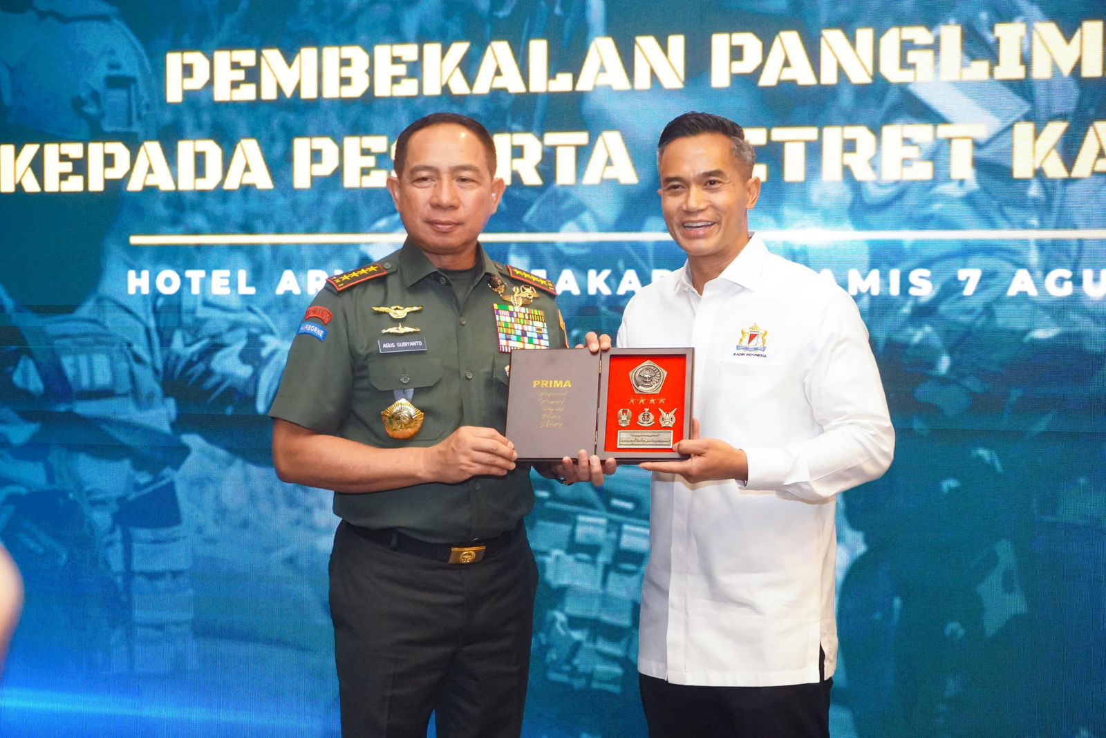 Hadiri Pembekalan Retret KADIN oleh Panglima TNI, Bamsoet Ingatkan Pertahanan Kuat Menjadi Kunci Ekonomi Tangguh