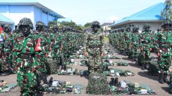 Danwingdik 800/Pasgat Tinjau Gelar Pasukan Jelang Latihan Berganda Latsarmil Komcad Matra Udara TA 2025