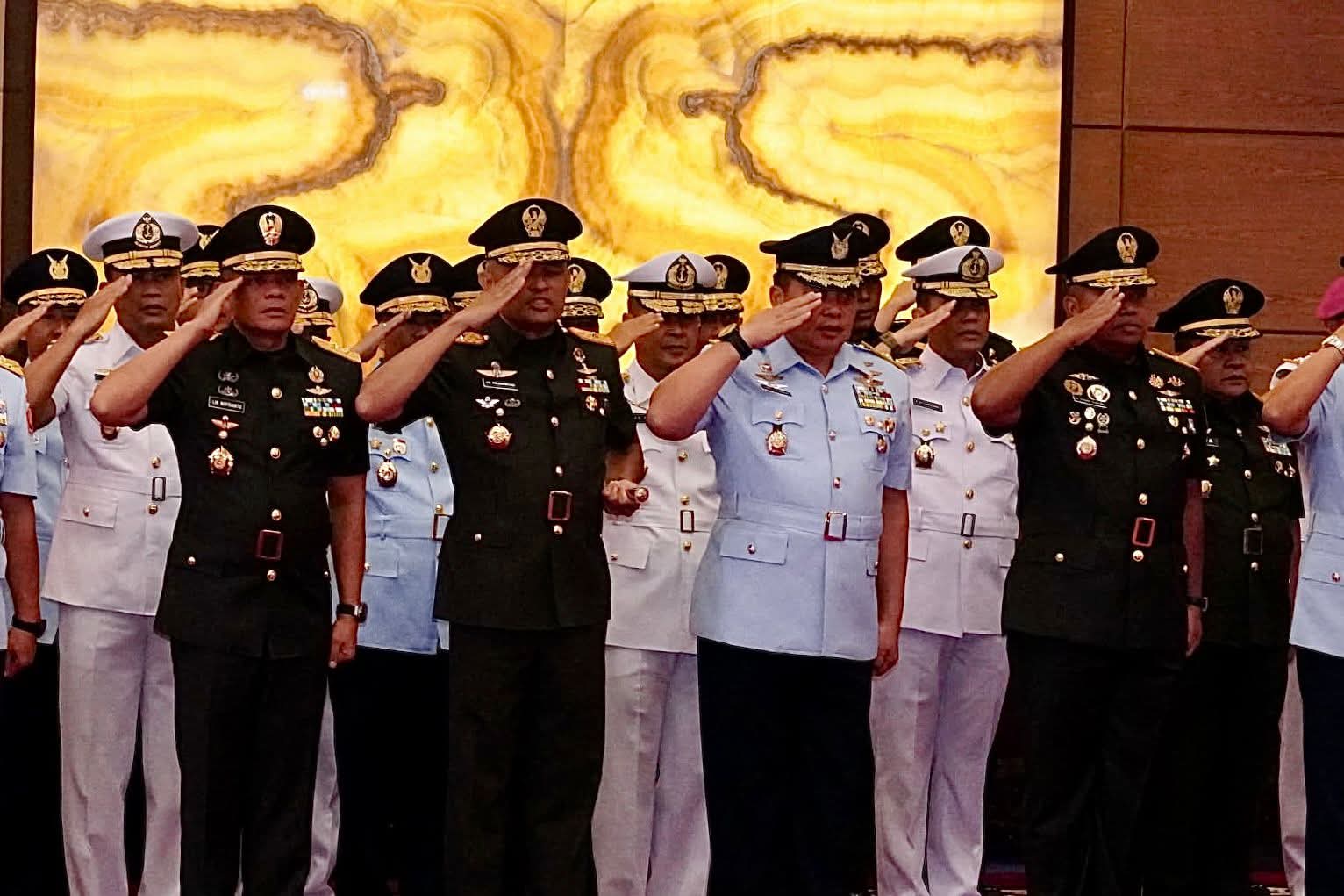 Kasum TNI Pimpin Sertijab Asintel Panglima TNI dan Aster Panglima TNI