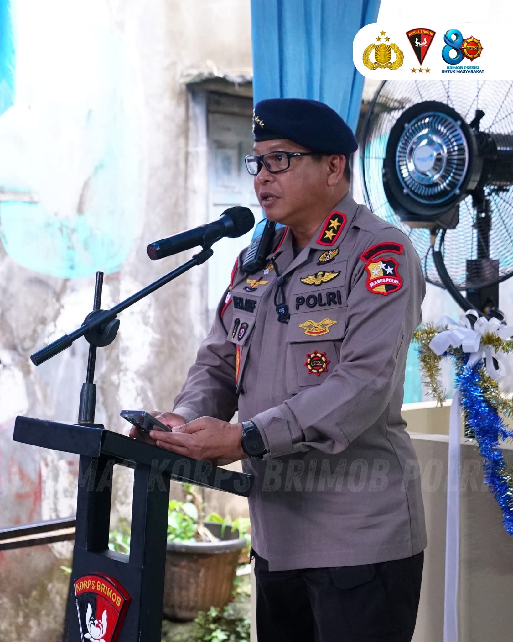 Dari Tanah ke Rumah Layak Huni Kado Brimob untuk Rizky di HUT Ke-80 Korps Brimob Polri
