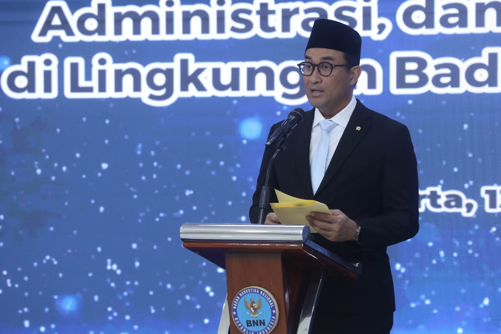 Kepala BNN RI Melantik Pejabat Pimpinan Tinggi Pratama, Administrasi, Dan Fungsional