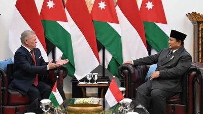 Presiden Prabowo Sambut Raja Abdullah II ibn Al Hussein di Istana Merde Presiden Prabowo Sambut Raja Abdullah II ibn Al Hussein di Istana Merde