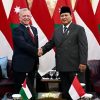 Presiden Prabowo Sambut Raja Abdullah II ibn Al Hussein di Istana Merdeka