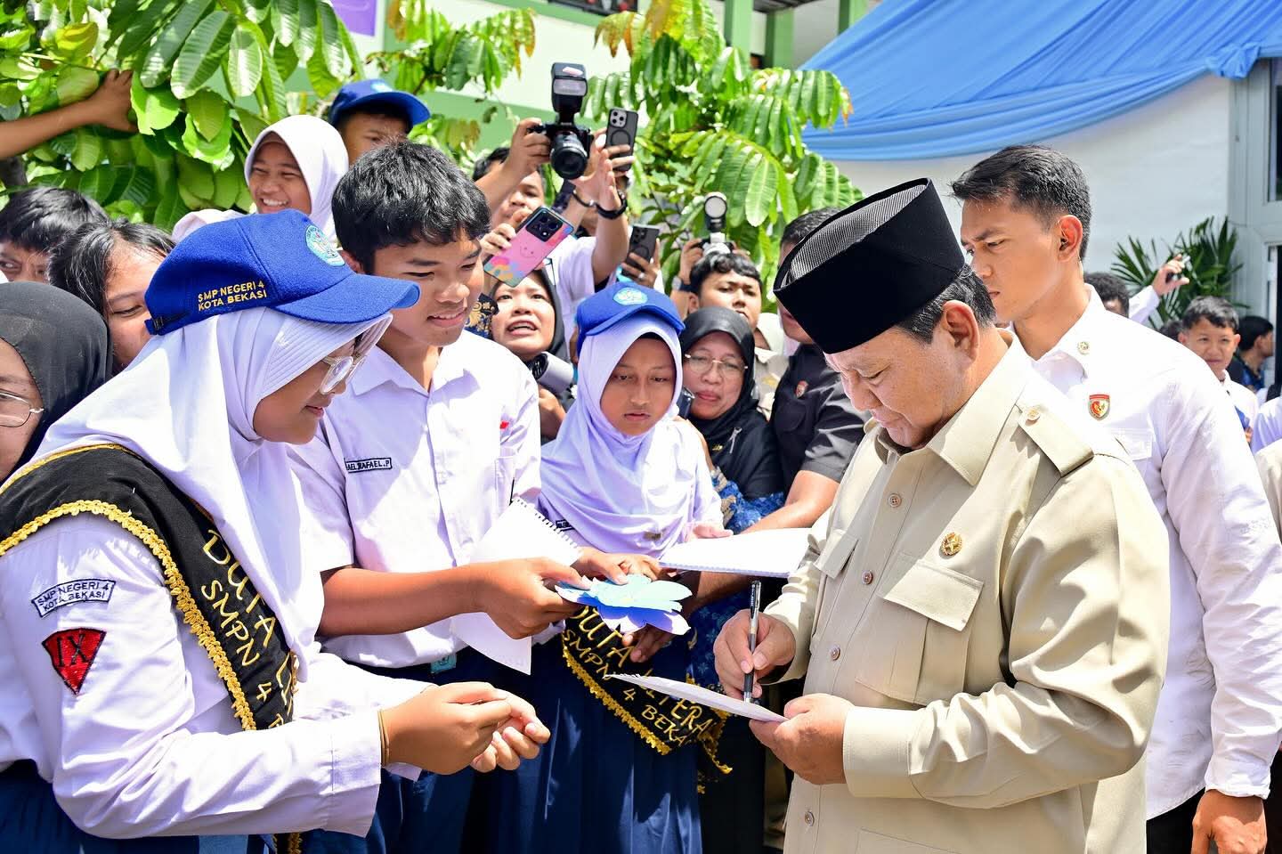 Presiden Prabowo Resmi Luncurkan Program Digitalisasi Pembelajaran untuk Indonesia Cerdas di 38 Provinsi