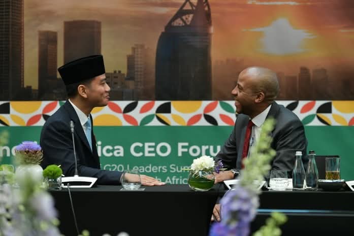 Wapres Gibran Bawa Salam Presiden Prabowo di Indonesia–Africa CEO Forum 2025
