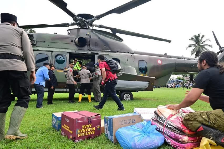 Pemerintah Kirim 11 Helikopter untuk Percepatan Penanganan Bencana