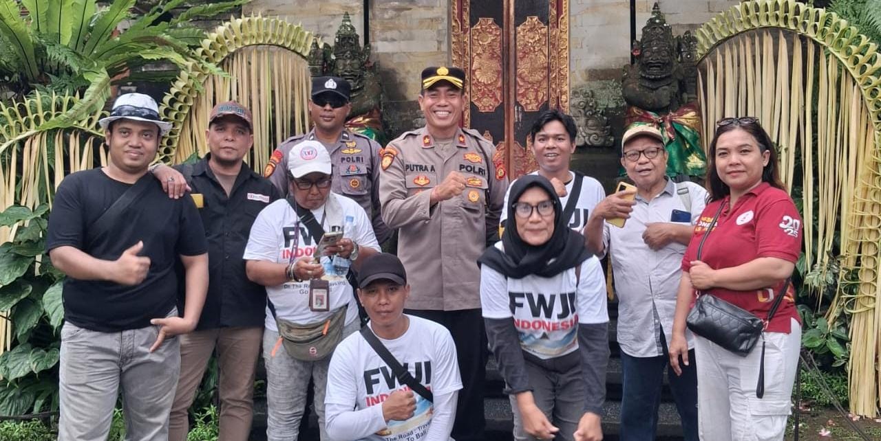 FWJ Kunjungi Puri Ubud, Kapolsek Apresiasi Promosi Destinasi Wisata