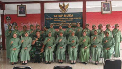 Pererat Tali Silaturahmi, Ketua Persit Kartika Chandra Kirana Cabang XXII Dim 0808 Kunjungi Ranting Jajaran Pererat Tali Silaturahmi, Ketua Persit Kartika Chandra Kirana Cabang XXII Dim 0808 Kunjungi Ranting Jajaran