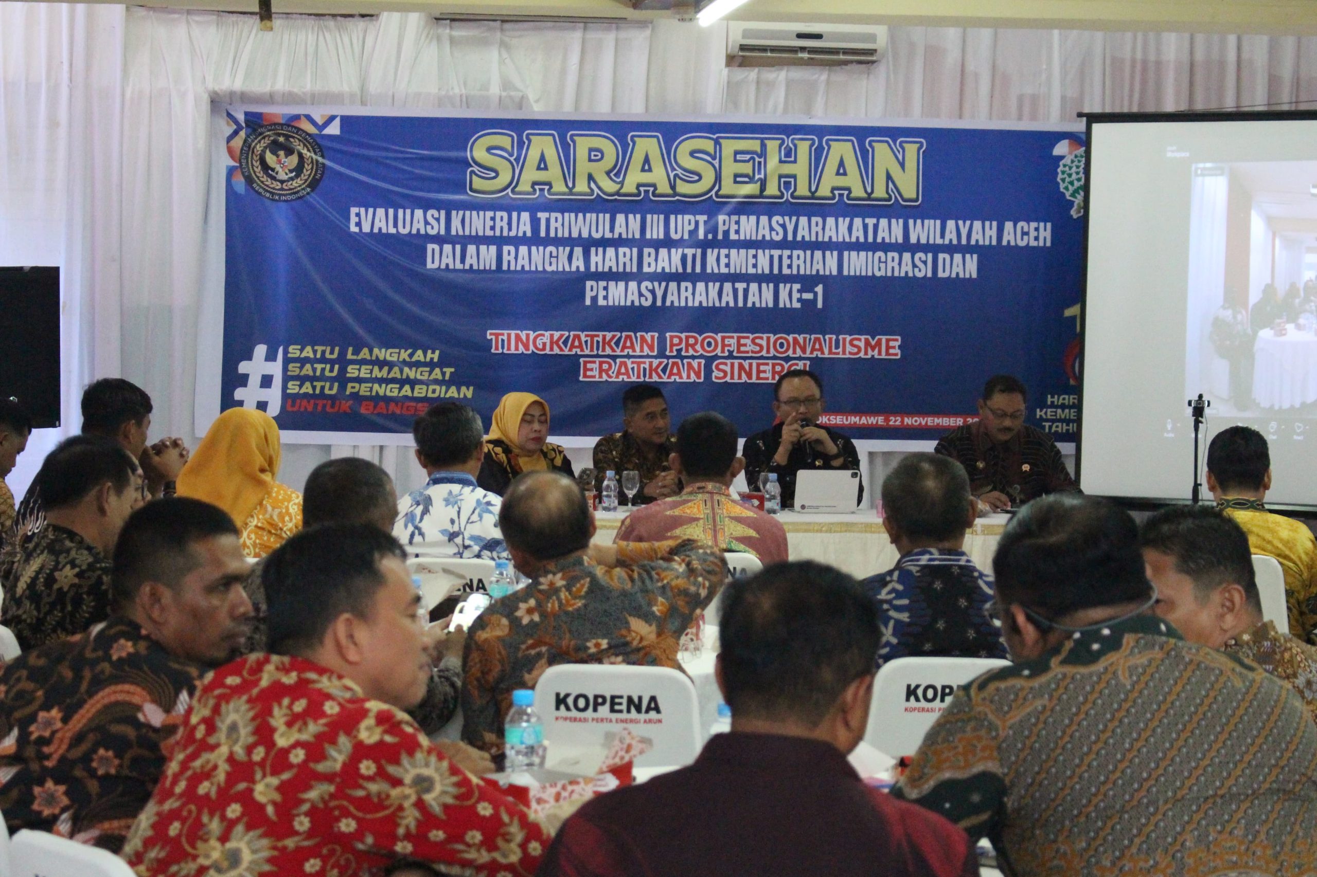 Kanwil Dirjenpas Mengelar Kegiatan Hut Kemeniminpas Ke1, Tahun 2025