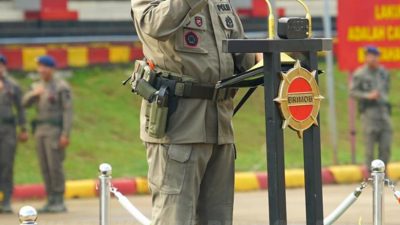 Danpas Gegana Korbrimob Polri Resmi Buka Latpraops Satgas Tindak Damai Cartenz 2025