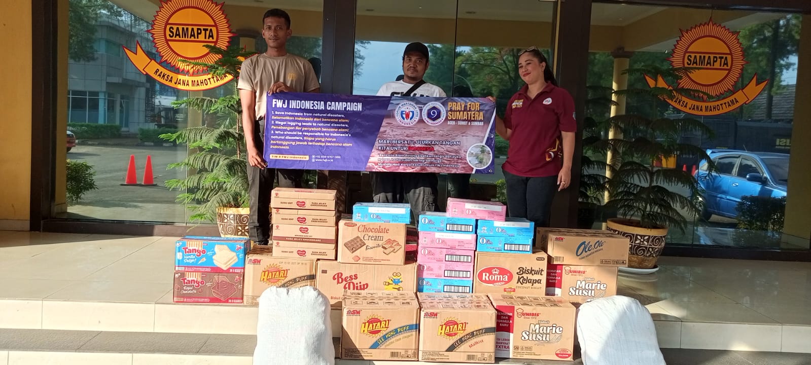 Berharap Infrastruktur Bencana Sumatera Segera ditanggulangi, FWJI Turut Berdonasi