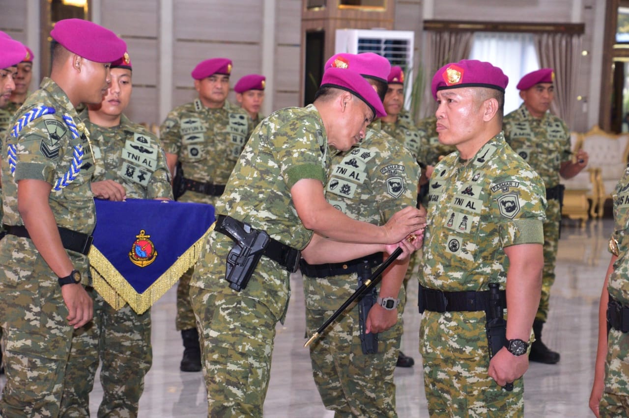 Tiga Jabatan Asisten Danpasmar 1 Diserahterimakan