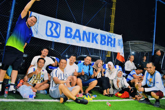 BRILian di Lapangan, Juara di Pelayanan! Semarak Mini Soccer Sambut HUT BRI ke-130