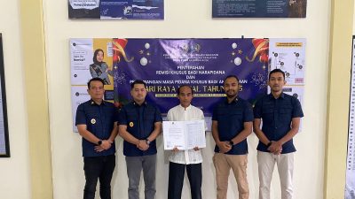 Lapas Kelas IIA Banda Aceh Laksanakan Penyerahkan Remisi Khusus Natal Tahun 2025