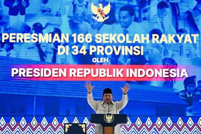Presiden Prabowo: Sekolah Rakyat adalah Keberanian Negara Ubah Nasib Anak Bangsa