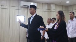 Pucuk Pimpinan Pengamanan Rutan Resmi Berganti, Karutan Tangerang Pimpin Langsung Pengambilan Sumpah Jabatan