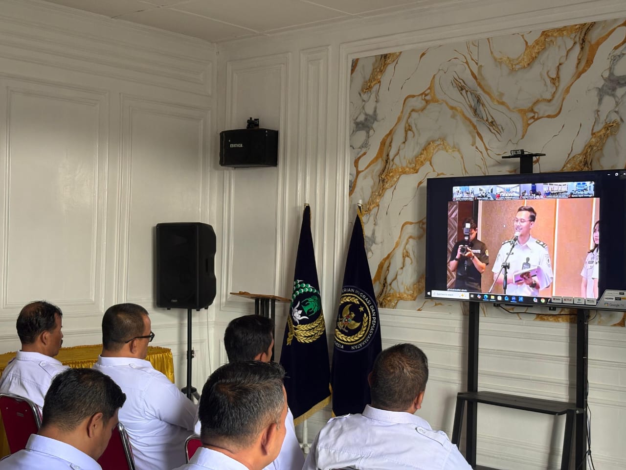 Lapas Kelas IIB Bireuen Ikuti Apel Pegawai Awal Tahun 2026 Kemenimipas Secara Virtual