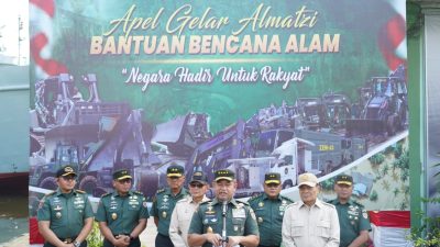 Kasad: Alat Berat Jadi Kunci Percepatan Pemulihan Bencana di Sumatera