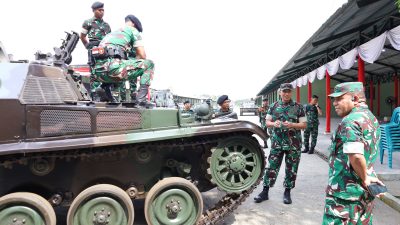 Pangdam I/BB Kunjungi Yon Kav 6/NK, Tinjau Kesiapan Prajurit dan Alutsista