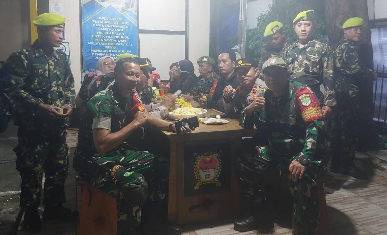 Jaga Wilayah tetap Aman Kodim 0506/Tgr Patroli Bersama Komduk