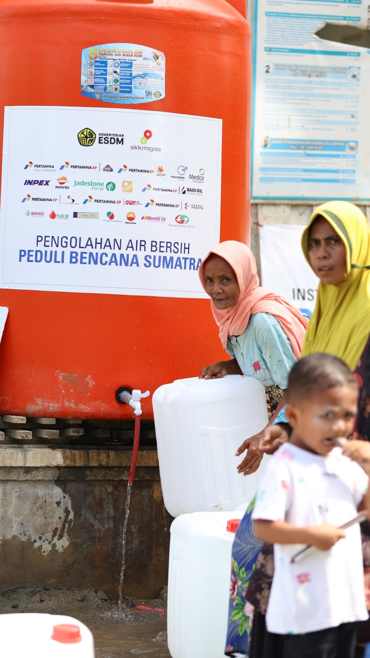 Medco Foundation dan SKK Migas Hadirkan Akses Air Bersih bagi Korban Bencana di Aceh