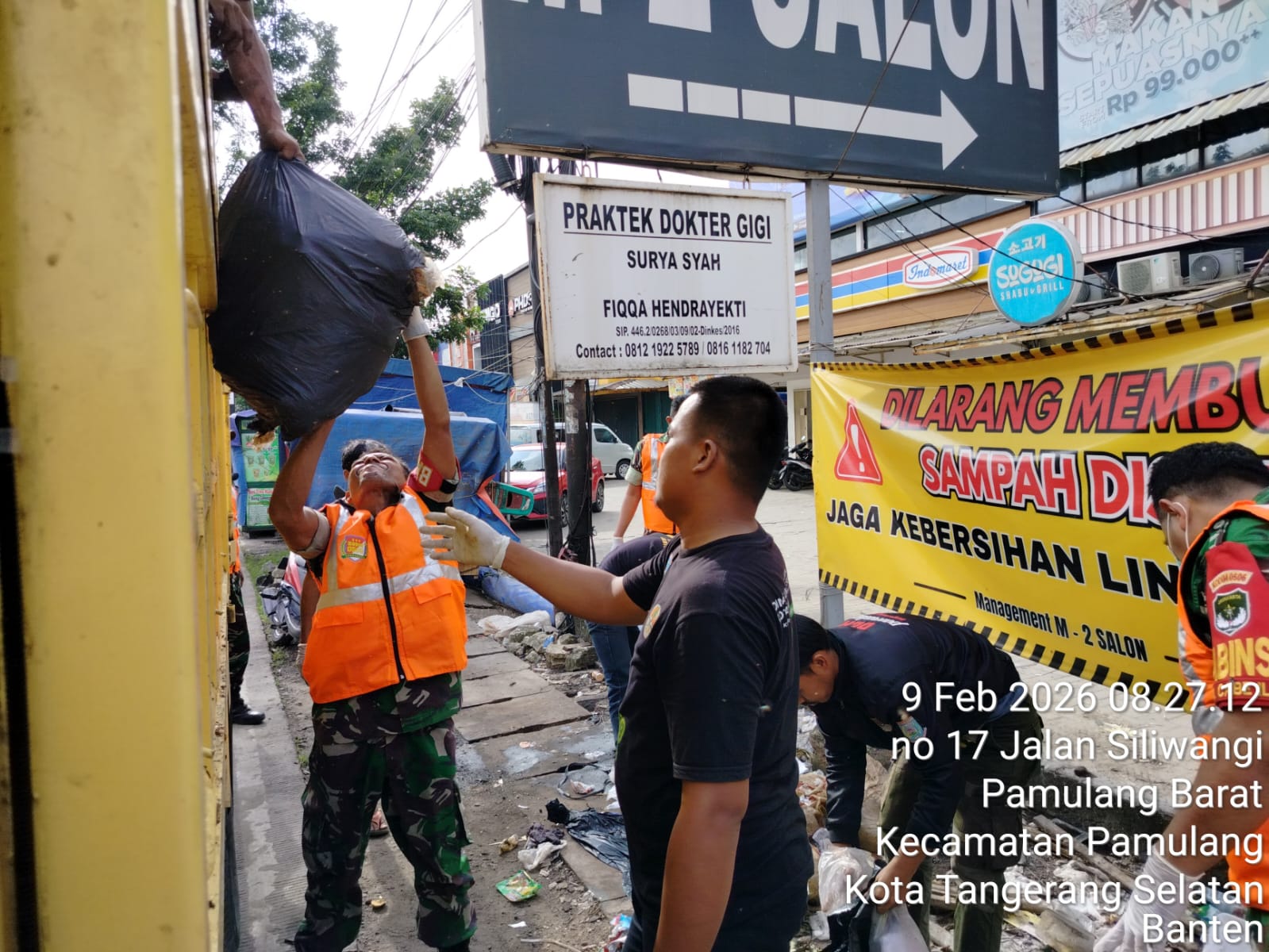 Aksi Cepat Satgas Sampah, Berhasil Angkut Satu Truk Sampah