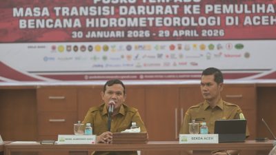 Jelang Ramadhan, Wagub Aceh Minta Daerah Terdampak Bencana Tancap Gas