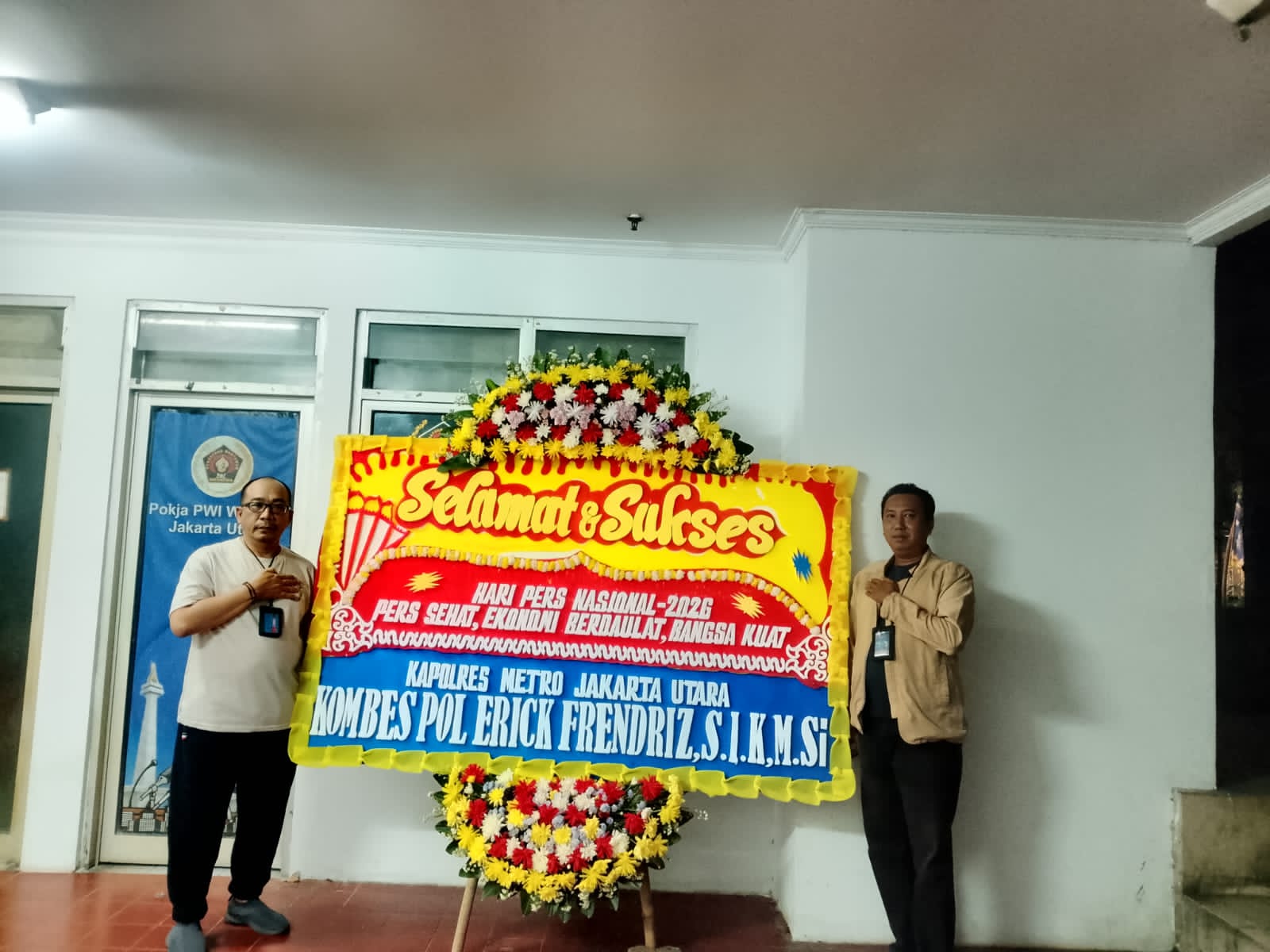 Momentum HPN 2026, Ketua Media Online Polres Metro Jakut Apresiasi Dukungan Kapolres