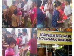 Tarhib Ramadhan Berbagi Bingkisan Sembako di Kandang Sapi Biakternak Indonesia