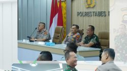 Kasdim 0418/Palembang Hadiri Zoom Meeting Rakor Linsek Ops Ketupat 2026 di Mapolresta Palembang