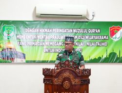 Peringatan Nuzulul Qur’an 1447 H, Korem 052/Wkr Membentuk Prajurit PRIMA dan Perkuat Mental dan Nilai Tauhid