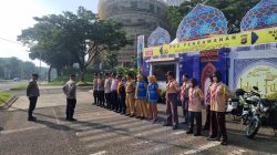 Pramuka SWK Koramil Pondok Aren Turun Jaga Pos Pam Lebaran Boulevard Bintaro