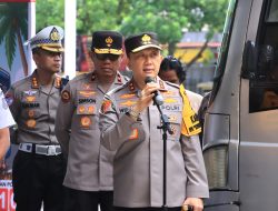 Polda Gorontalo Lepas Ratusan Peserta Mudik Gratis Menuju Manado dan Palu