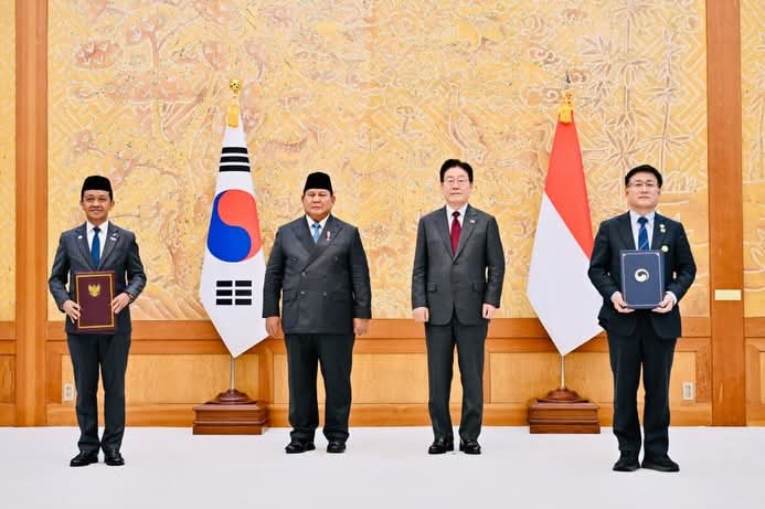 Presiden Prabowo Saksikan Pertukaran 10 MoU RI–Republik Korea, Perkuat Kemitraan Strategis