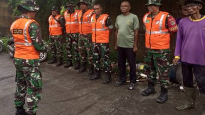 Operasi Sampah Cikande: Satgas Kodim 0510/Tigaraksa, DLHK, dan Warga Turun Bersama  ‎