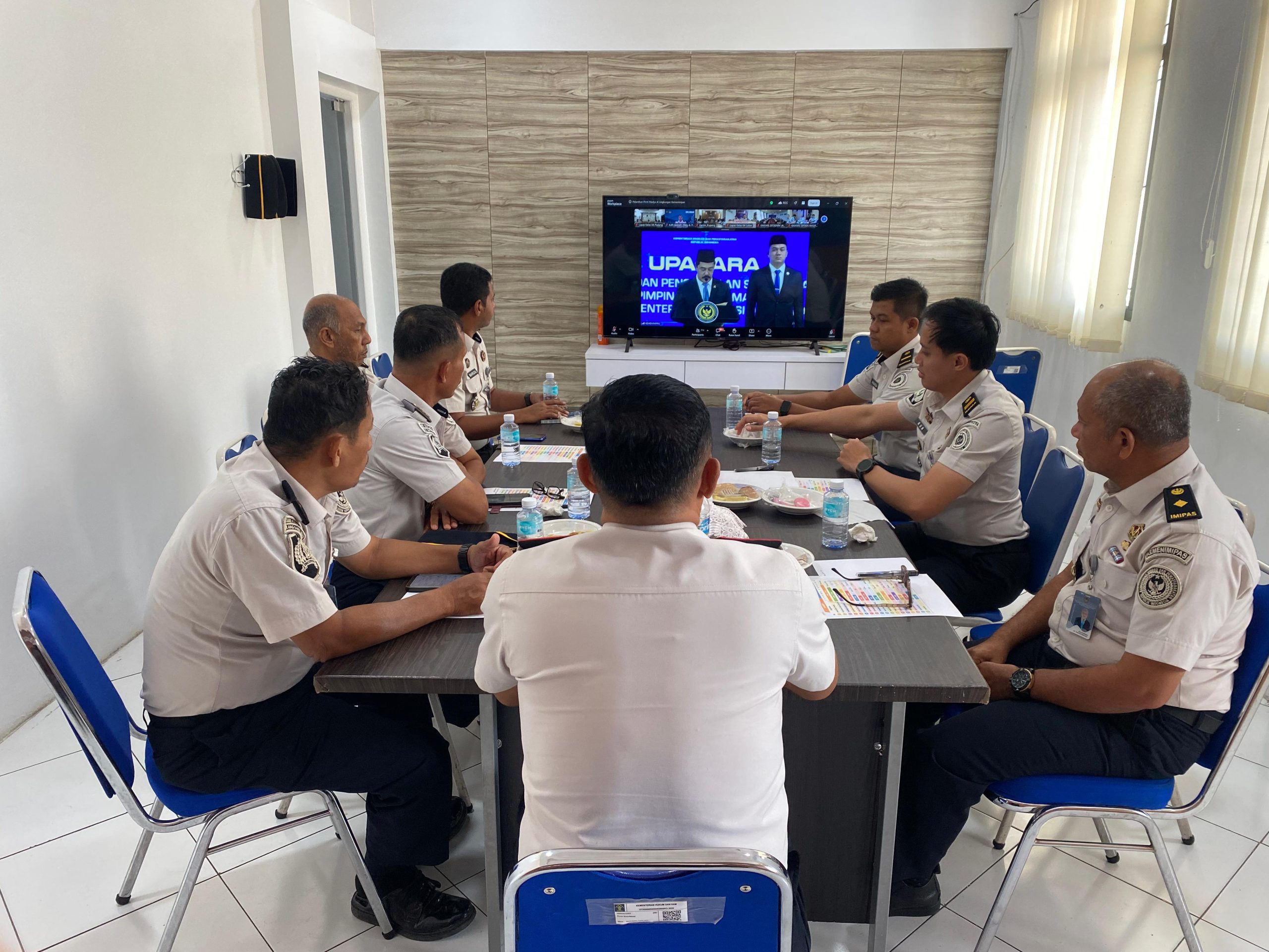 Lapas Kelas IIA Banda Aceh ikuti Pelantikan Direktural Jenderal Imigrasi secara Virtual