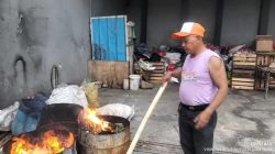 Diduga TPS Desa Kadu Lakukan Pembakaran Sampah di Lokasi