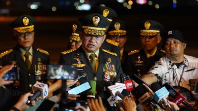 Kasad Pimpin Pelepasan Tiga Jenazah Prajurit TNI Satgas UNIFIL