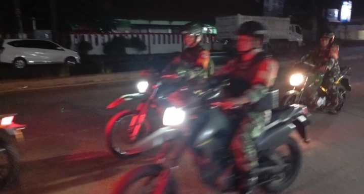Patroli Maung Koramil 04/Cikupa Amankan Wilayah Malam Hari