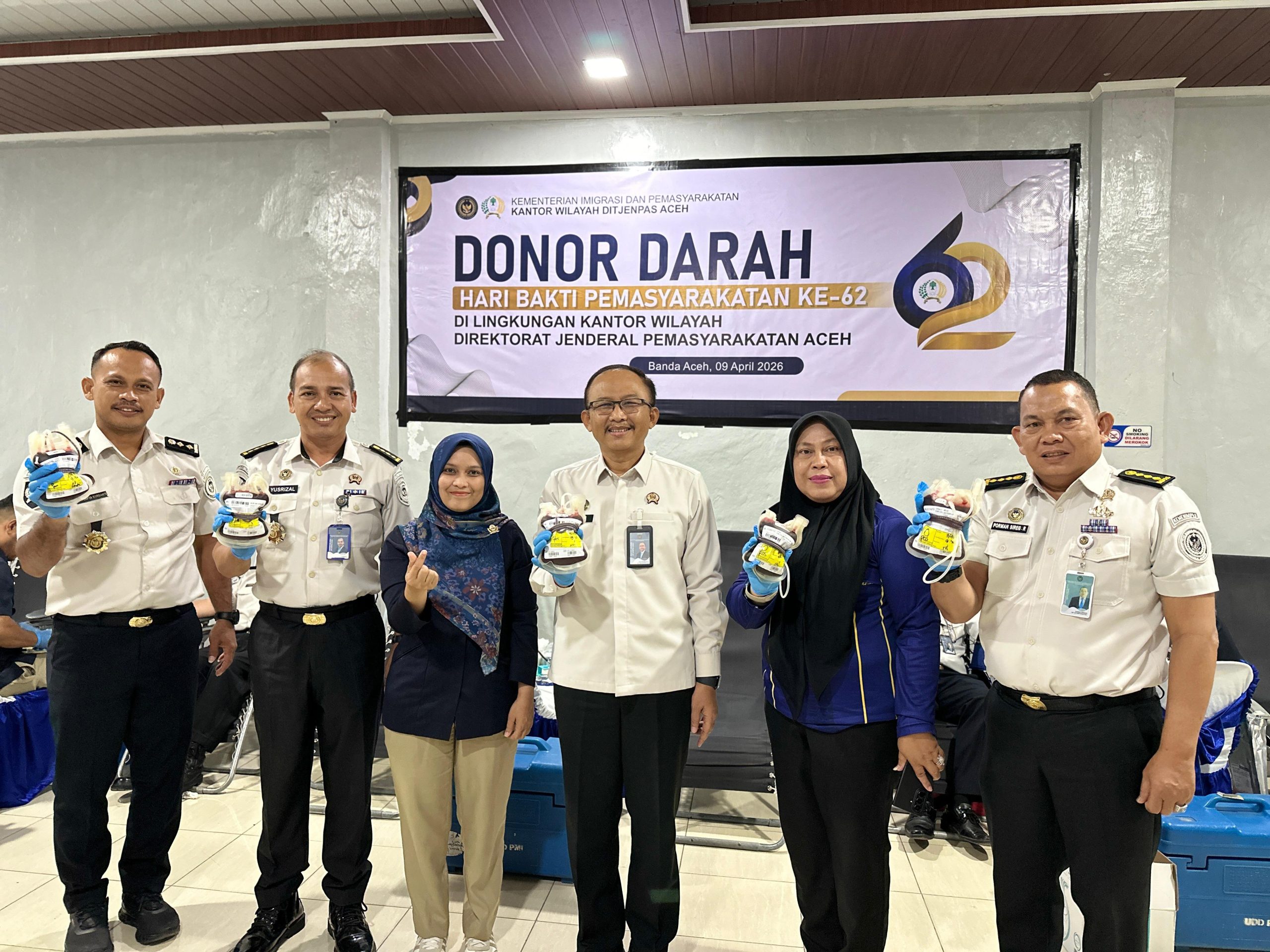 Sinergi Ditjenpas Aceh dan PMI: Berbagi Kehidupan di Hari Bakti Pemasyarakatan