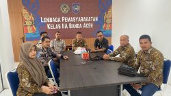 Lapas Banda Aceh Ikuti Sosialisasi Standar Penegakan Kepatuhan Internal Secara Virtual