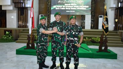 Estafet Kepemimpinan Korem 083/Baladhika Jaya Bergulir, Pangdam Tekankan Kepemimpinan Tangguh dan Rendah Hati