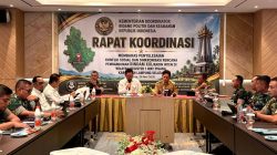 Kemenko Polkam Perkuat Sinergi Penyelesaian Konflik Sosial dan Pembangunan Rindam XXI/Radin Di Register 1 Way Pisang Lampung Selatan