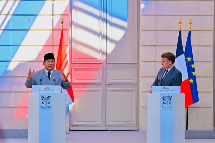 Di Istana Élysée, Presiden Prabowo Dorong Penguatan Kemitraan Indonesia–Prancis