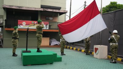 Pimpin Upacara Harkitnas ke-118, Kasrem 052/Wkr Tegaskan Komitmen Jaga Tunas Bangsa di Era Digital