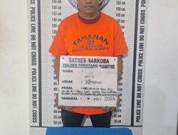 Polres Pematangsiantar Ringkus Pemilik Ganja 7,27 Kg di Jalan Sangnaualuh