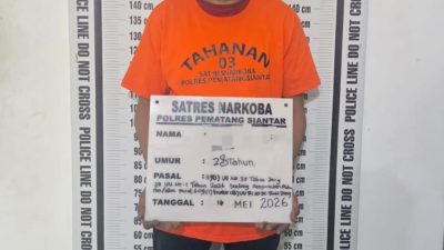 Polres Pematangsiantar Ringkus Pemilik Ganja 7,27 Kg di Jalan Sangnaualuh