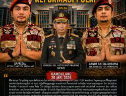 Ketum Elang Tiga Hambalang Ingatkan Kapolri dalam Seleksi Mutasi Pimpinan agar mengacu pada Fit and proper test dan berdasarkan Reformasi Polri